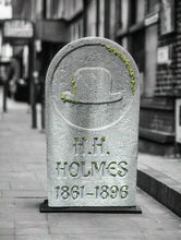 Load image into Gallery viewer, Large H. H. Holmes Pro Tombstone