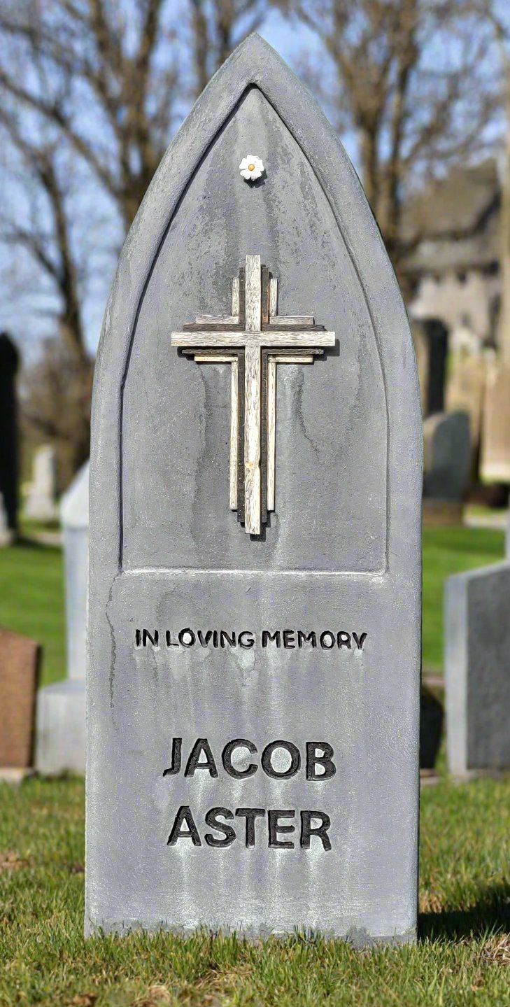 The Jacob Aster Tombstone