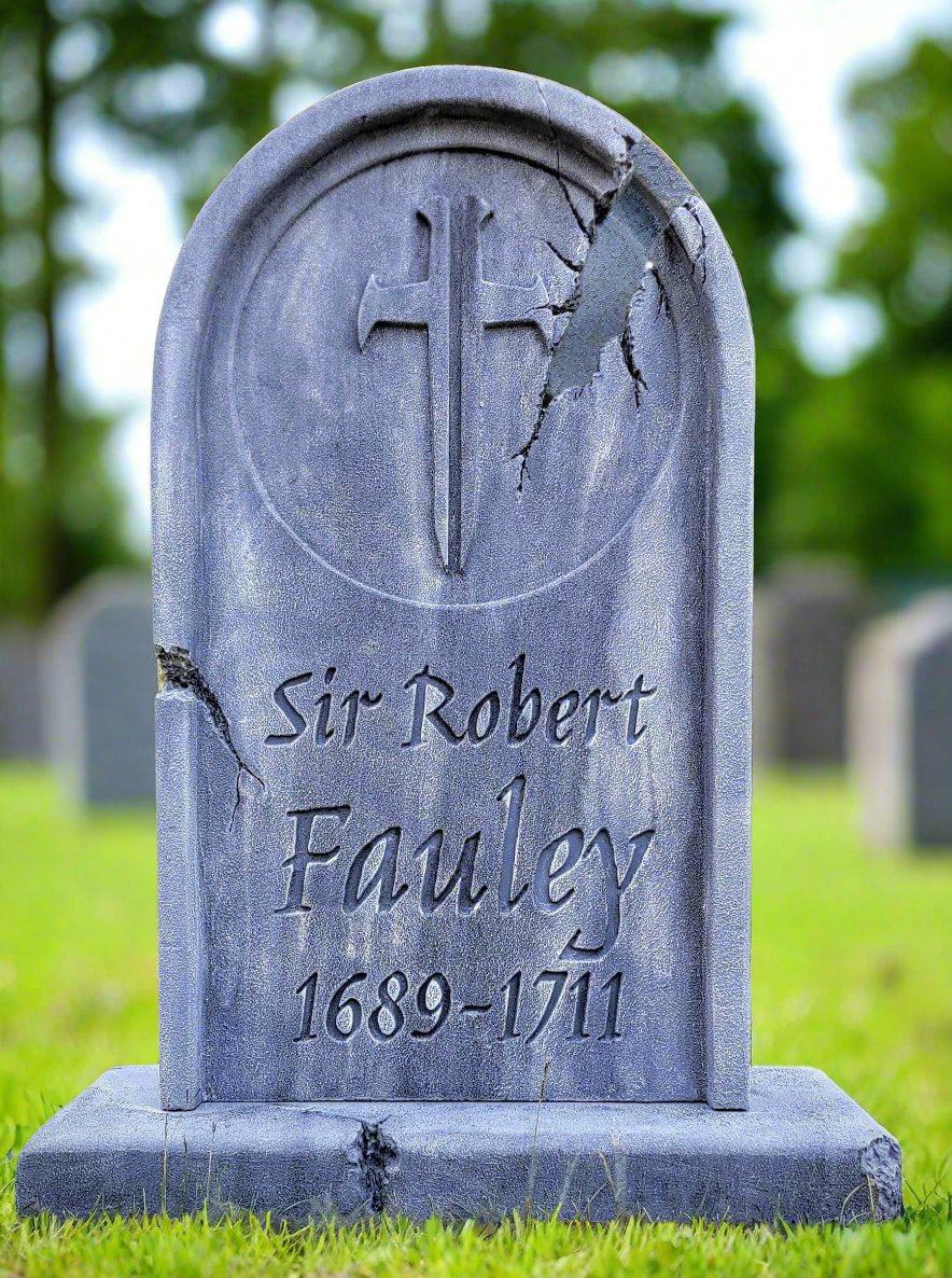 Sir Robert Fauley Tombstone