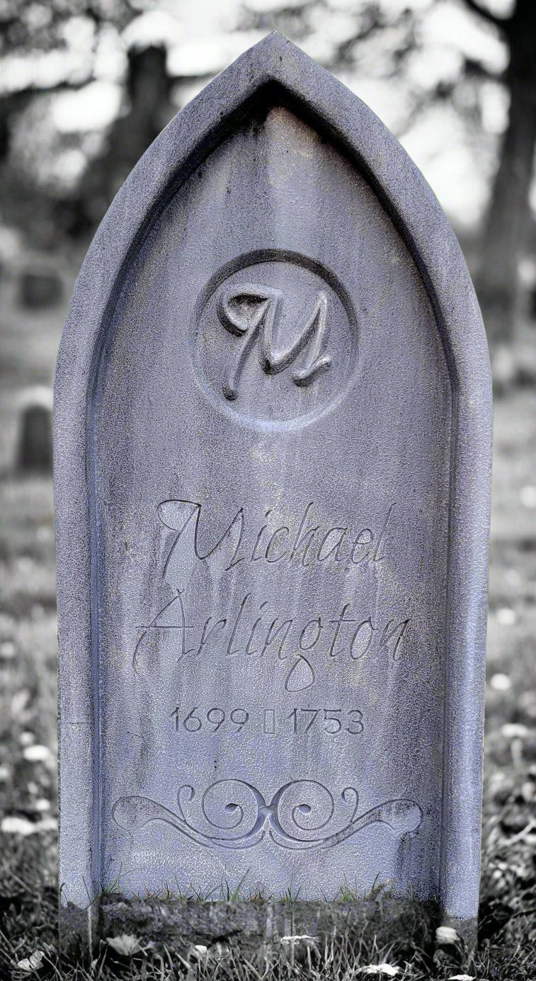 Large Michael Arlington Tombstone